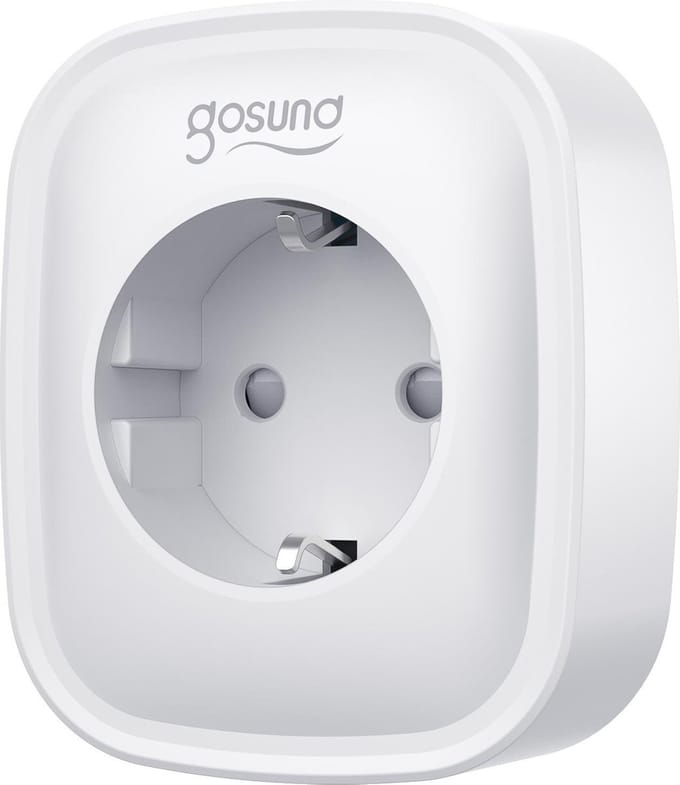 Gosund SP1 smart stopcontact enkel, met schakelaar, Alexa and Google Home compatible