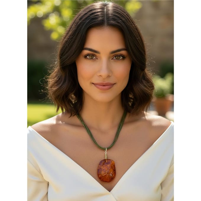 Collier ambre cognac - Collier ambre de la Baltique black