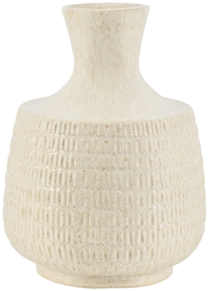 Aardewerk vaas souk beige