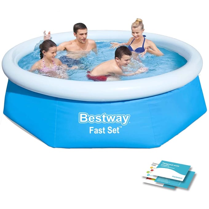 Bestway - Fast Set - Opblaasbaar zwembad - 244x61 cm - Rond