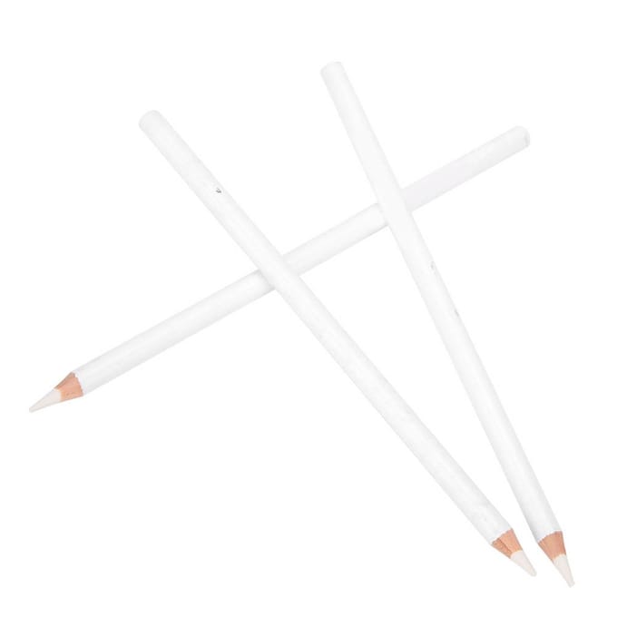 Lot de 3 crayons à charbon blanc professionnels pour croquis, surligneurs, fournitures de peinture artistique white