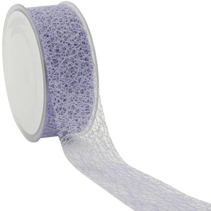 Crispy lint Honeycomb Lila 38mm 20m