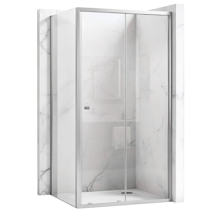 Rea Primo Slide 100X90 - Douchecabine - Chrome - 100X90X190Cm