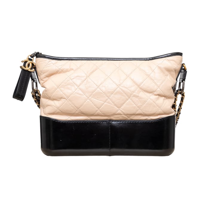 Chanel Gestepte Grote Gabrielle Hobo Tas - '10s