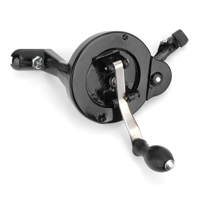 Metalen Naaimachine Handzwengel Handzwengel Handvat Accessoire voor Singer Vintage black