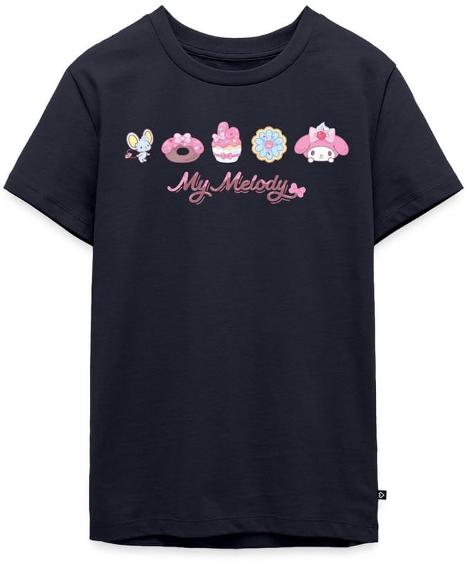 My Melody Met Flat En Gebakjes Premium T-Shirt Tiener