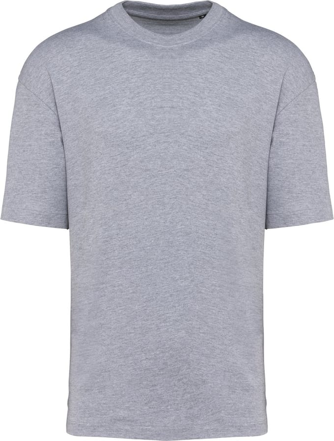 Oversized unisex T-shirt merk Kariban maat M Grijs