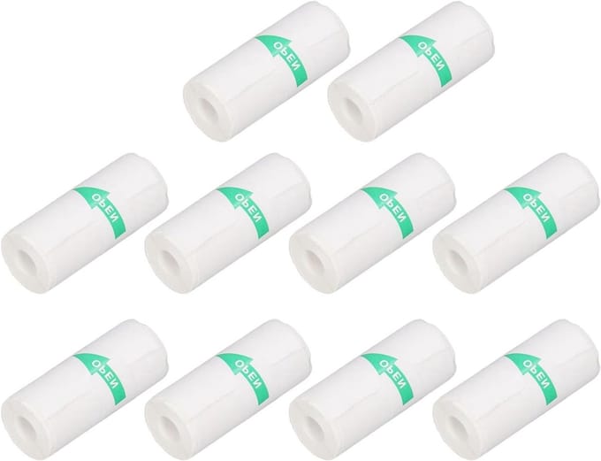 VVGoods - Zelfklevend Thermisch Miniprinterpapier 57x25 mm voor Thermische Stickerprinters