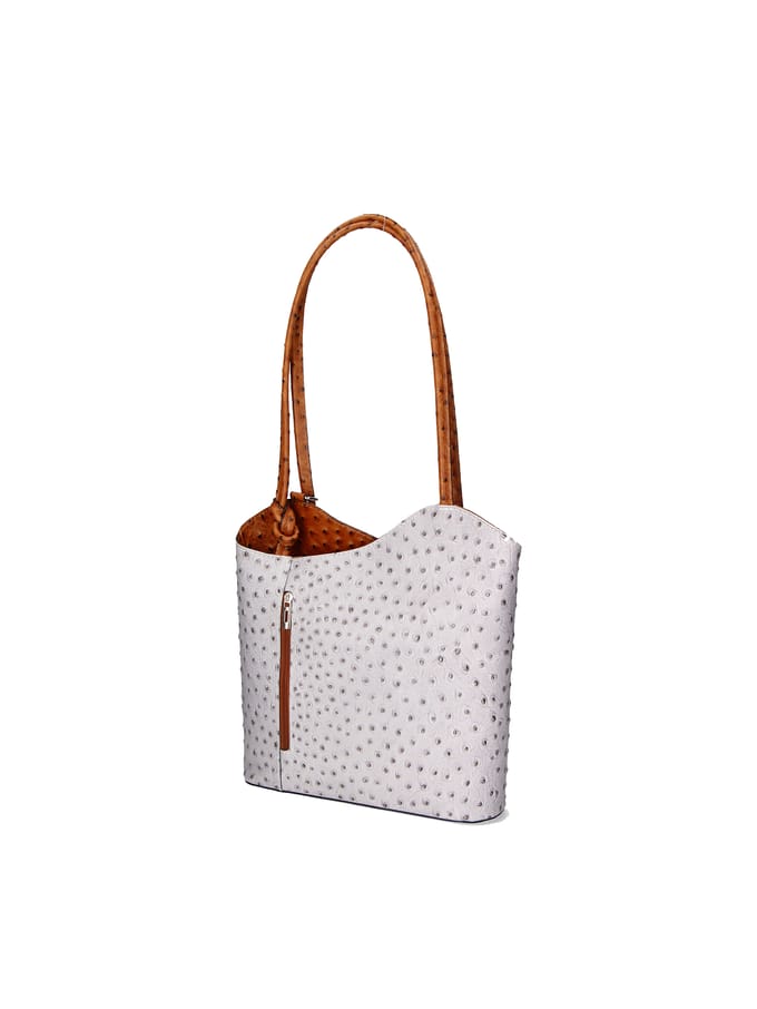 Gave Lux Rugzak vrouwen GREY/COGNAC