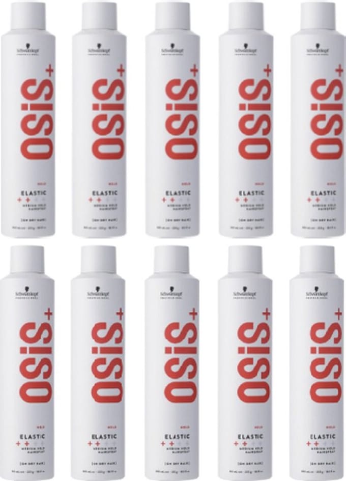 Schwarzkopf - Osis+ Elastic - Flexible Hold Spray - voordeelverpakking - 10 x 500ml