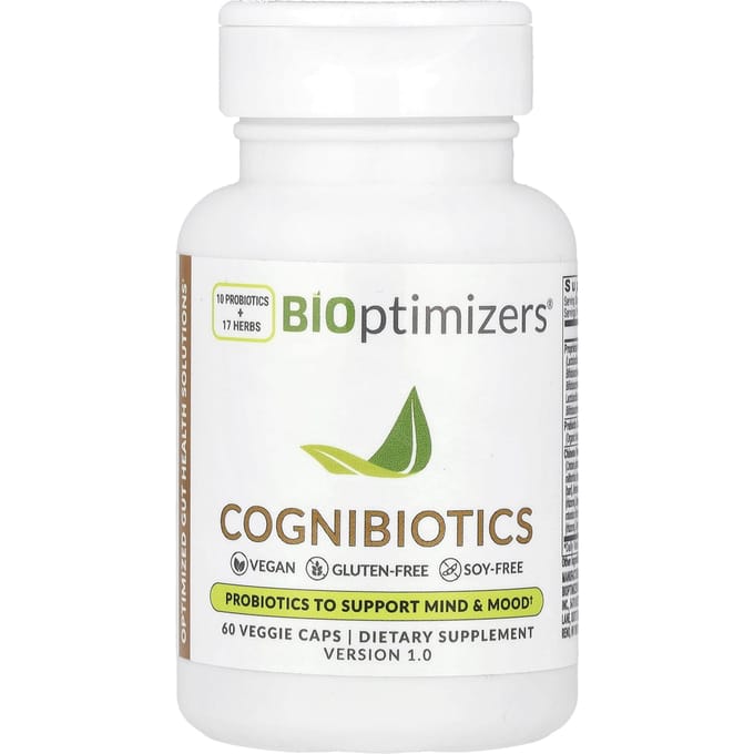 BIOptimizers, Cognibiotics, 60 Plantaardige Capsules
