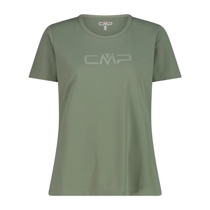 T-shirt met ronde hals met logo dames CMP