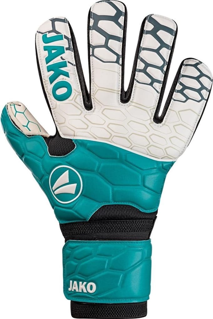 Jako Prestige Basic Rc Keepershandschoenen Heren - Wit / Turkoois / Antraciet | Maat: 11