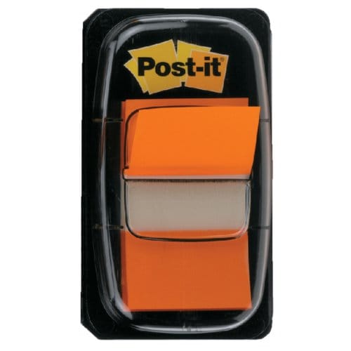 Indextabs post-it 680 25.4x43.2mm oranje 50 tabs