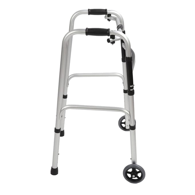Opvouwbare rollator Professioneel 8 snelheden Hoogte verstelbaar Lichtgewicht Aluminiumlegering Standaard gray