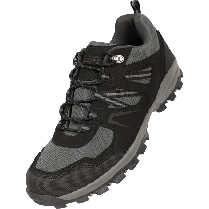 Mountain Warehouse Heren Mcleod Outdoor Breed Loopschoenen (Zwart)