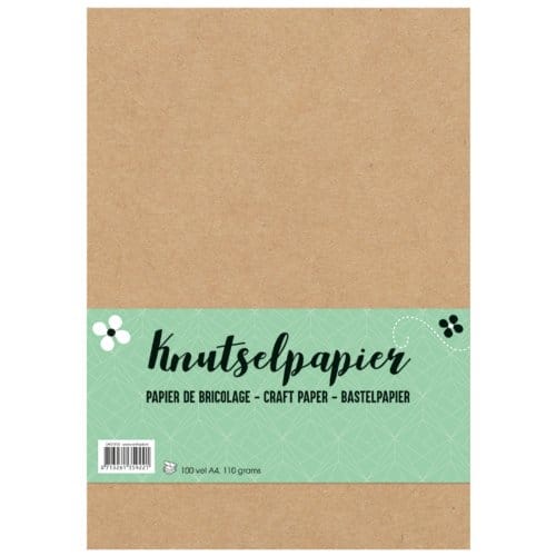 Knutselpapier kraft, a4 110 gram, 100 vel
