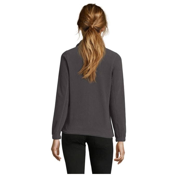 SOLS Dames/Dames North Fleece Jas (Houtskool Grijs Effen)