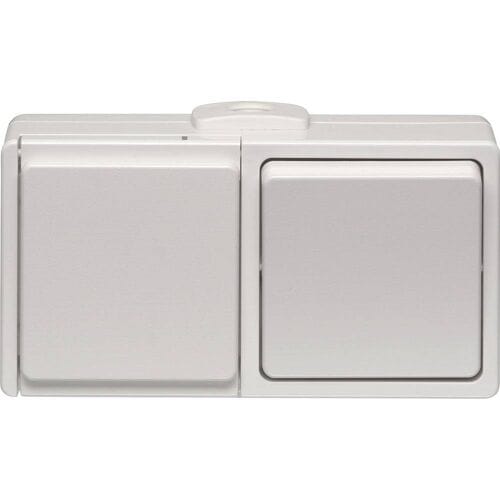 N & L 16047 Compleet Opbouw spatwaterdicht Wit 1 stuk(s)