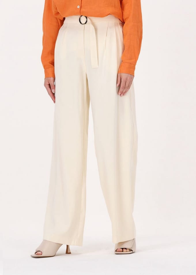 Access Woman's Pants Broeken Dames - Zand - Maat 42