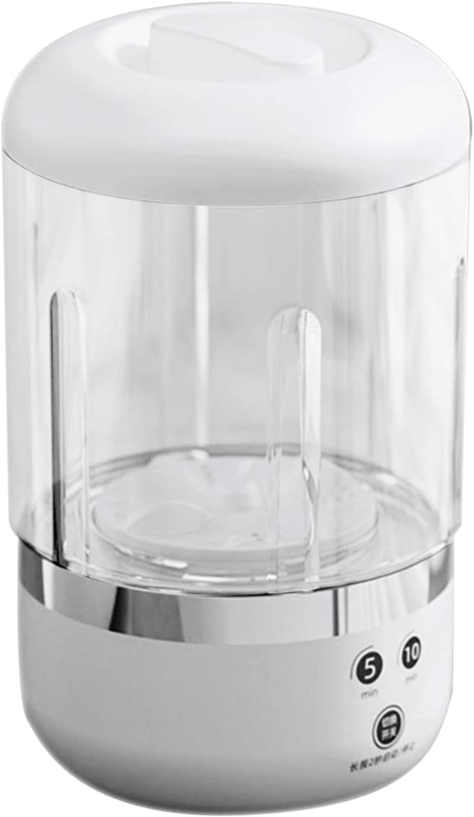 Draagbare Wasmachine - Kleine Wasmachine - Reizen en Camping - Draadloos en Compact - 21.5 x 13.5 cm - Wit