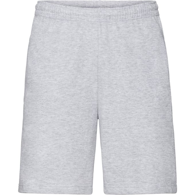 Fruit of the Loom Heren Iconic 195 Jersey Shorts (Heide Grijs)