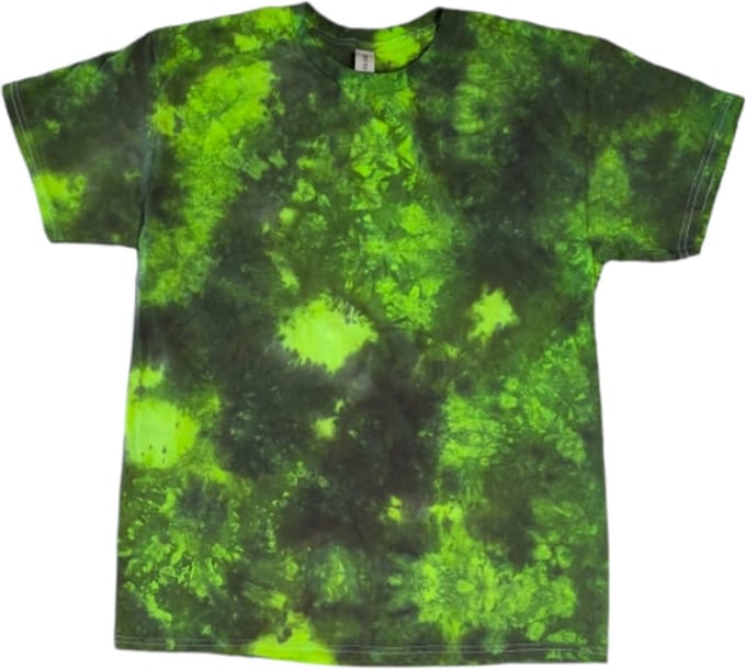 TCH Tie Dye T-shirt Infusion Black/Lime L