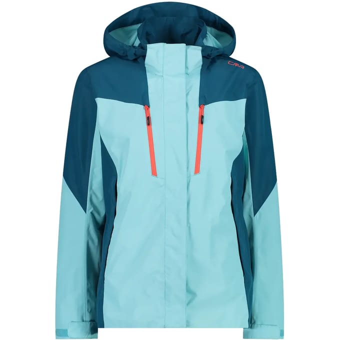 Dames waterdichte zip-up jas met capuchon CMP