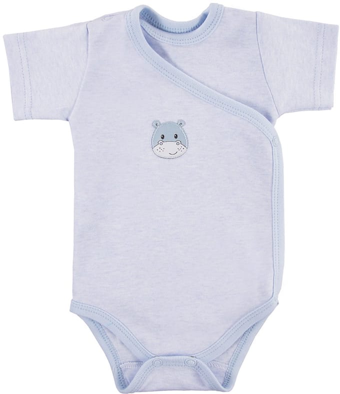 Eevi - Rompertje Blauw - Omslagromper - Overslagromper - Maat 62 - 2 t/m 4 maanden