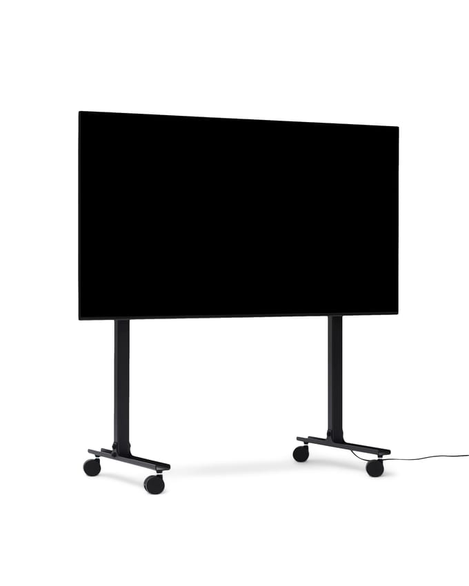 Pedestal Straight Rollin' TV-standaard - charcoal