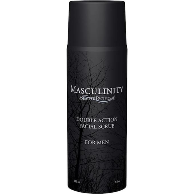 Beauté Pacifique Masculinity Gezichtsscrub met dubbele werking Heren 100 ml