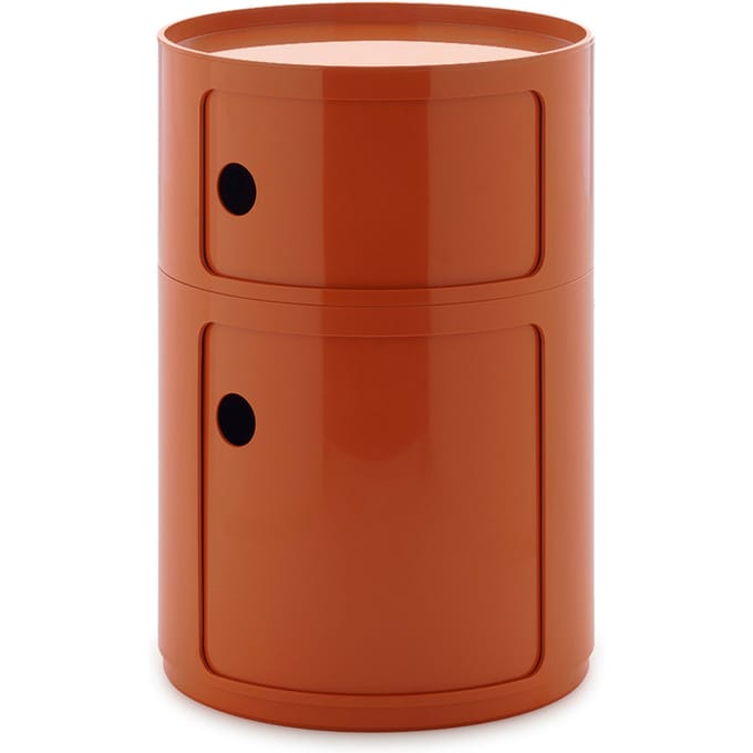 Kartell Nieuwe Componibili BIG 2 elementen - amberkleurig