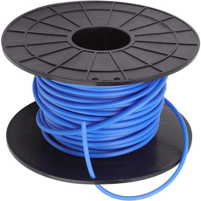 Grasmaaier Trimmerlijn Rond 4mm Dik 30m Lang Blauw Vervanging voor Black and Decker