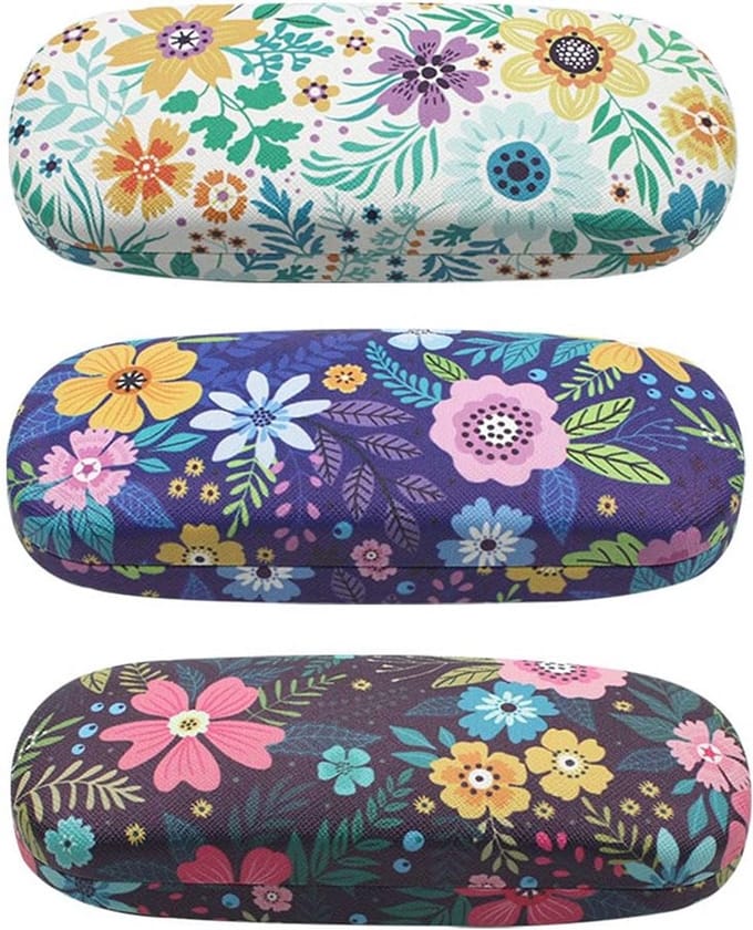 Geprinte Harde Brilhoes met Microvezeldoek - Set van 3