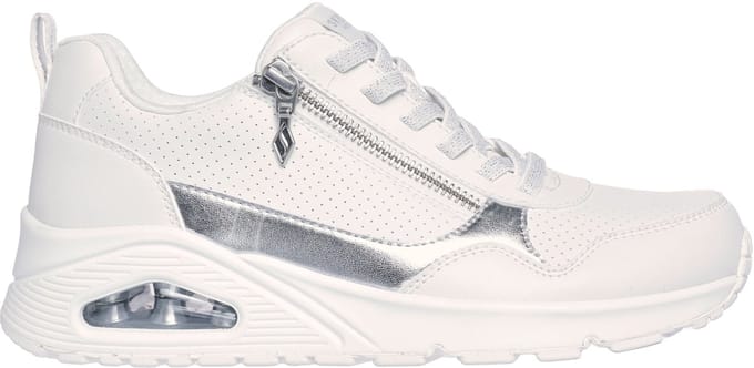 Skechers UNO- METALLIC SLIDERS Dames Sneakers - Wit