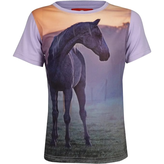 Horka - Horsy - T-Shirt - Lavender - Maat 128