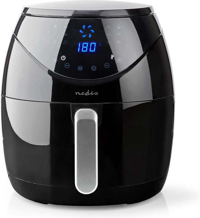 Heteluchtfriteuse - 6.5 l - Tijdschakelaar: 60 min - Digitaal - Zwart