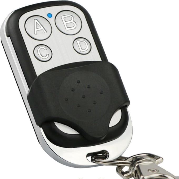 Universele Garage Deur Opener afstandbediening remote control 433 MHz - 100 Meter Bereik - 4 Apparaten