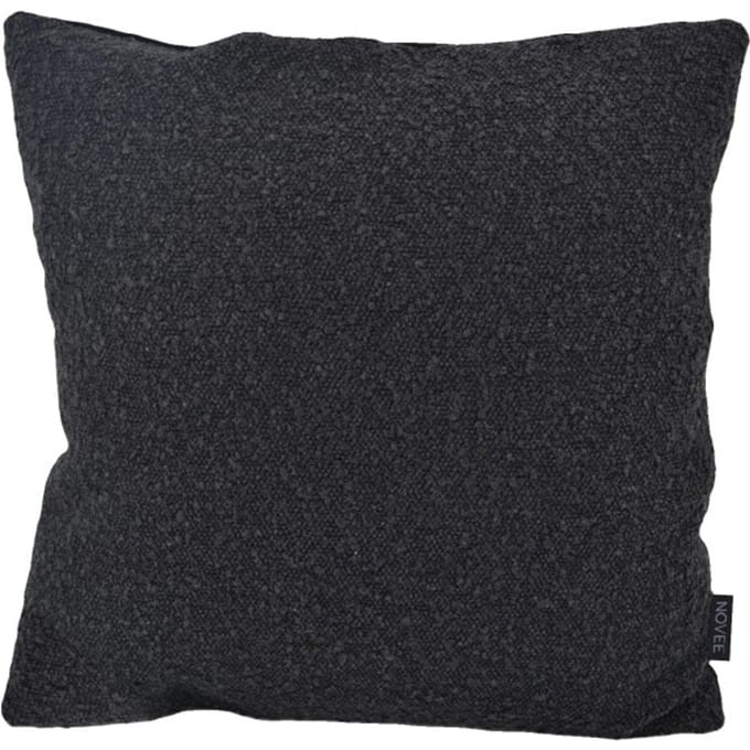 Sierkussen Velvet Boucle Zwart/Zwart | 45 x 45 cm | Velvet/Polyester