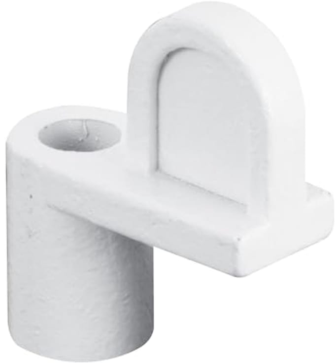 Raamafdekclips voor venster - 5/16" - Wit - Pack van 8