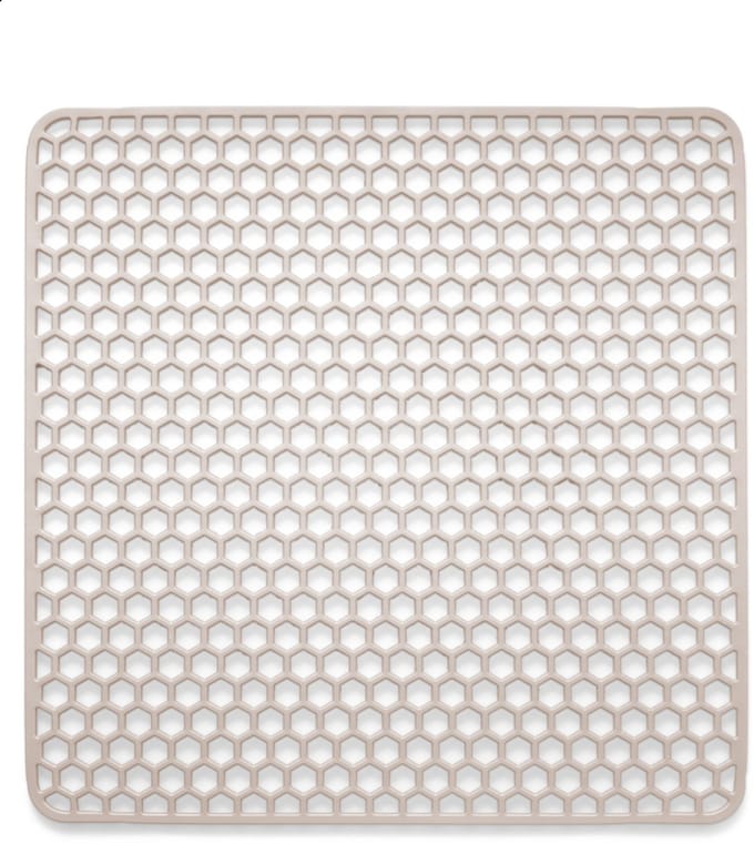 Bodo® Gootsteenmat - Vierkant - Onderzetter - Beige - 34.5 x 34.5 cm