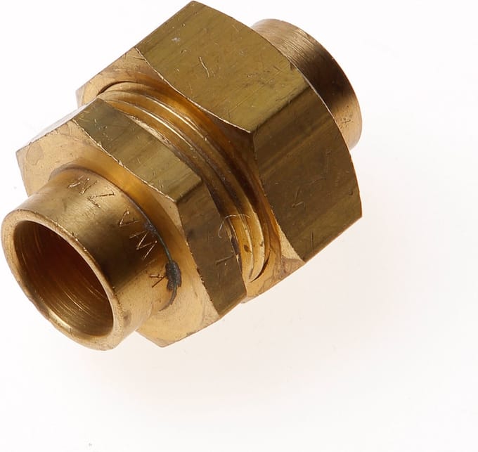 DPS Koppeling 3-delig conisch dichtend 2x kap 15 x 15mm