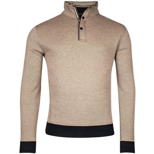 Baileys Trui Half Zip Two-Tone Oxford Doubleface Jacquard Interlock Olive / male