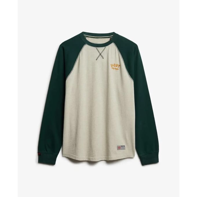 T-shirt met lange mouwen Superdry Vintage Athletic Baseball