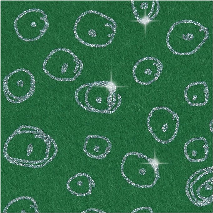 Hobbyvilt, A4, vel 210x297 mm, dikte 1,5-2 mm, groen, 10 vel | Hobby vilt