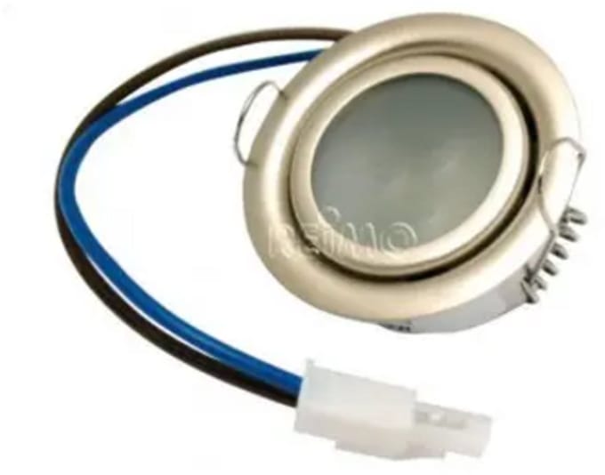Inbouwspot LED 12V nikkel