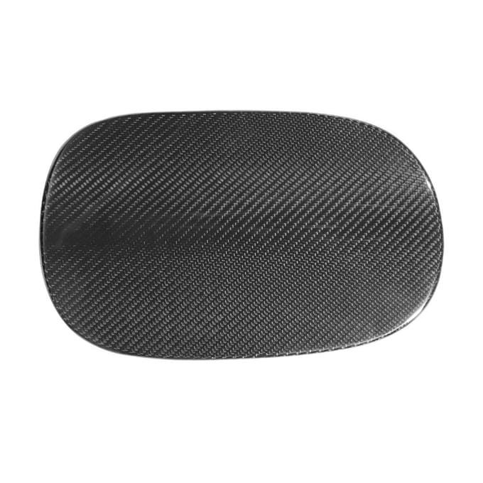 Koolstofvezel Brandstoftank Cover Trim Pasvorm voor Porsche Panamera 971 2017 2019 black