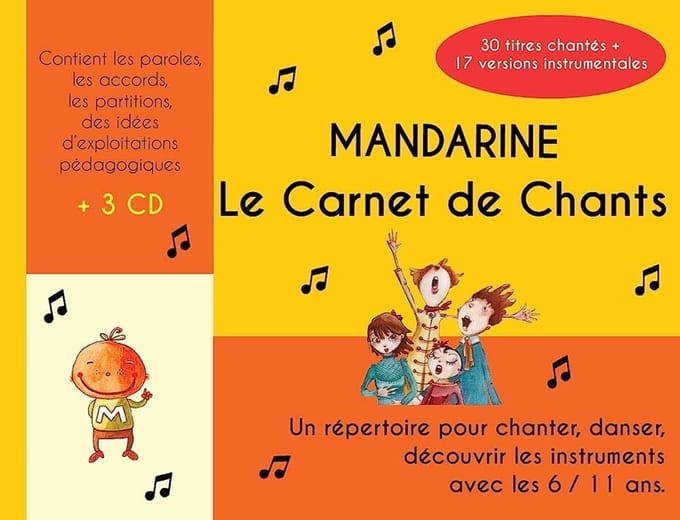 Mandarine - Le Carnet De Chants (3 CD | Boek)