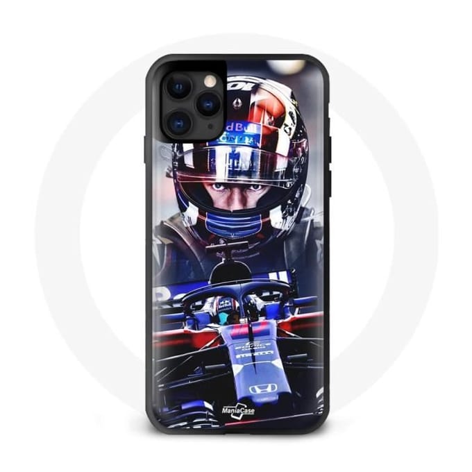 Coque iphone 12 mini Formula 1 Bleu Pierre Gasly