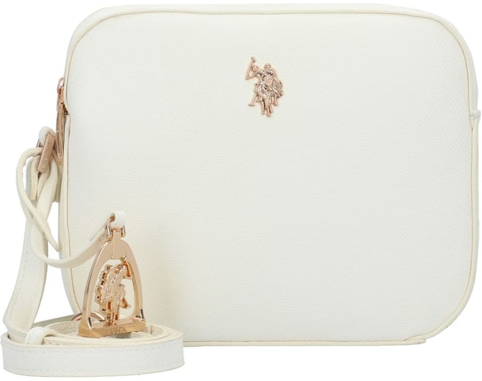 U.S. POLO ASSN. Schoudertas Jones Crossbody Bag Cream White Crème
